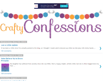 Tablet Screenshot of craftyconfessions.com